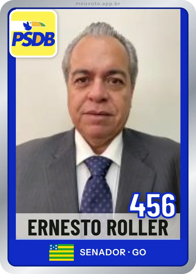Carta de Ernesto Roller, número 456, PSDB