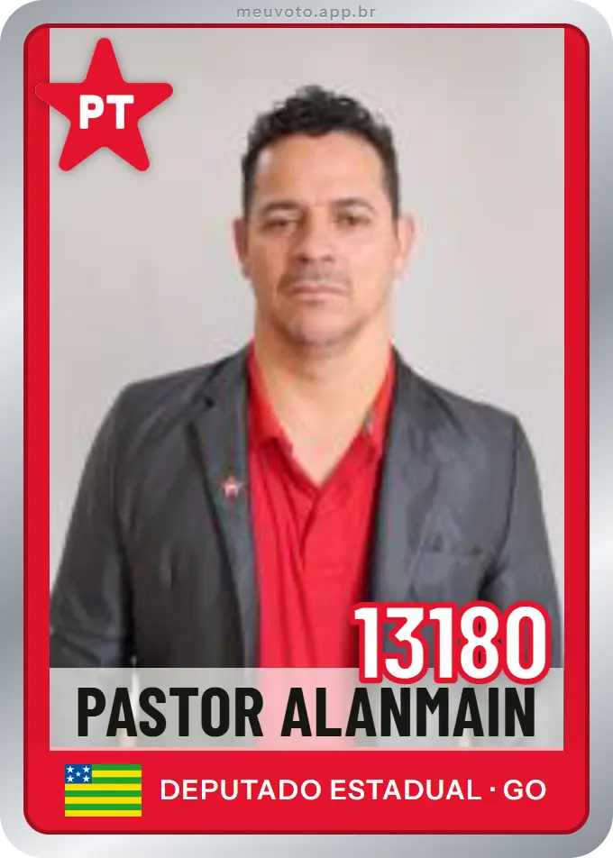 Carta de Pastor Alanmain, número 13180, PT