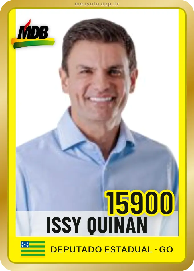 Carta de Issy Quinan, número 15900, MDB