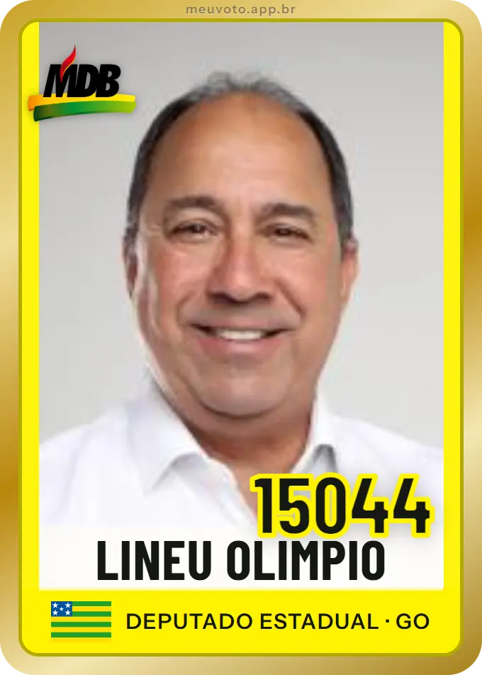 Carta de Lineu Olimpio, número 15044, MDB