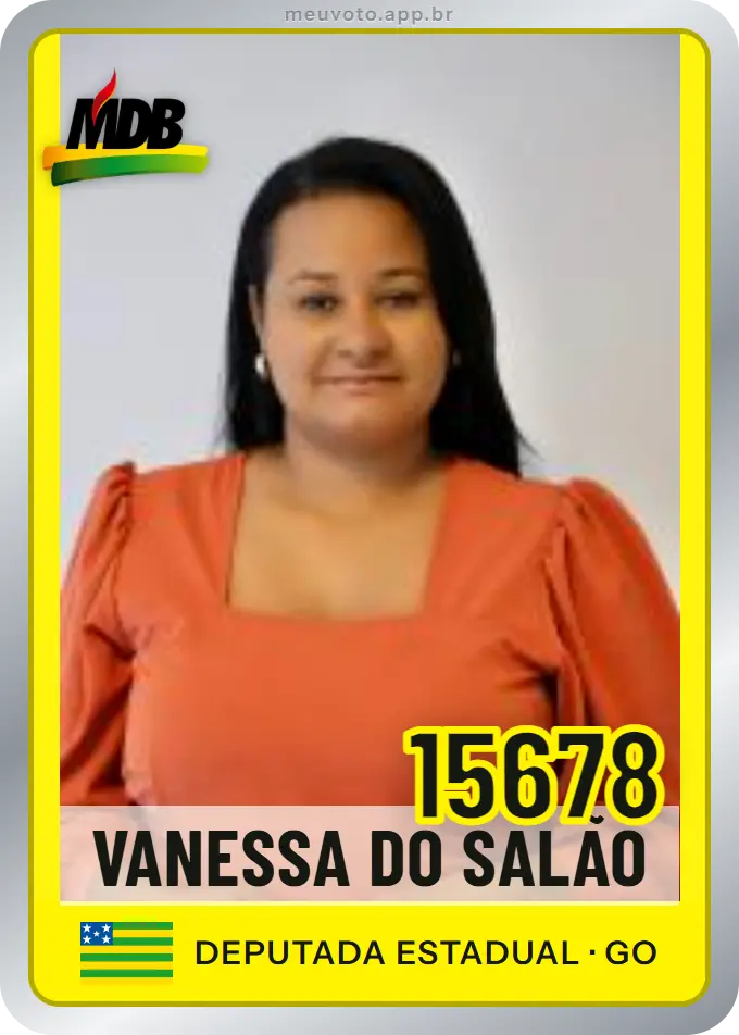 Carta de Vanessa do Salão, número 15678, MDB