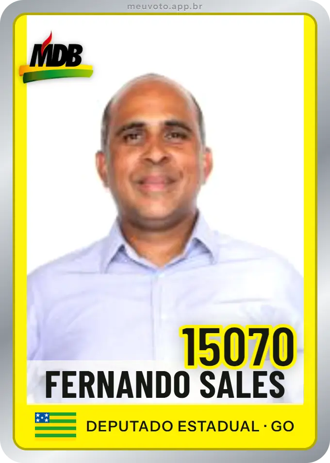Carta de Fernando Sales, número 15070, MDB