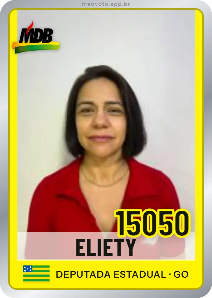 Carta de Eliety, número 15050, MDB