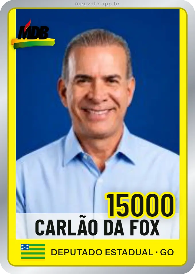 Carta de Carlão da Fox, número 15000, MDB