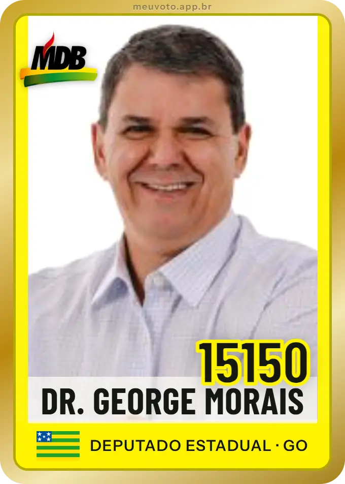 Carta de Dr. George Morais, número 15150, MDB