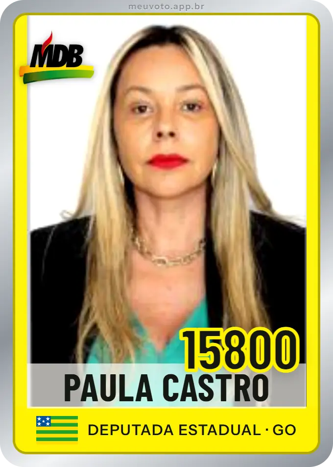 Carta de Paula Castro, número 15800, MDB