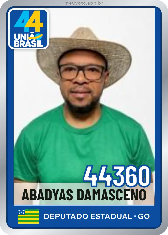 Carta de Abadyas Damasceno, número 44360, União
