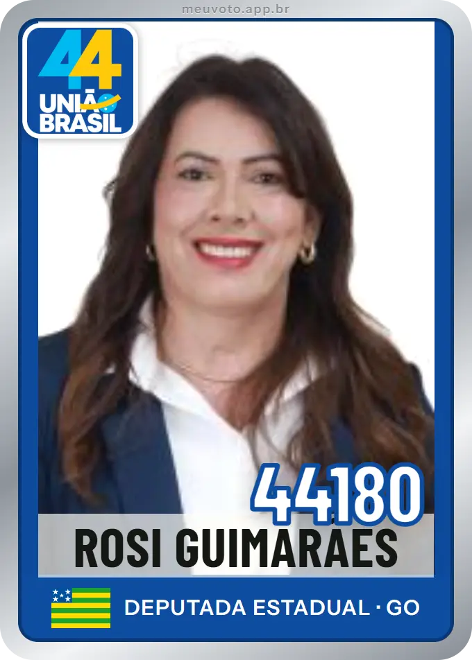 Carta de Rosi Guimarães, número 44180, União