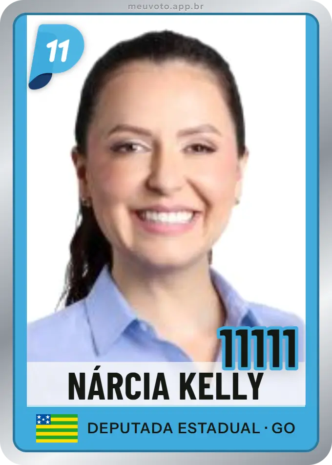 Carta de Nárcia Kelly, número 11111, PP