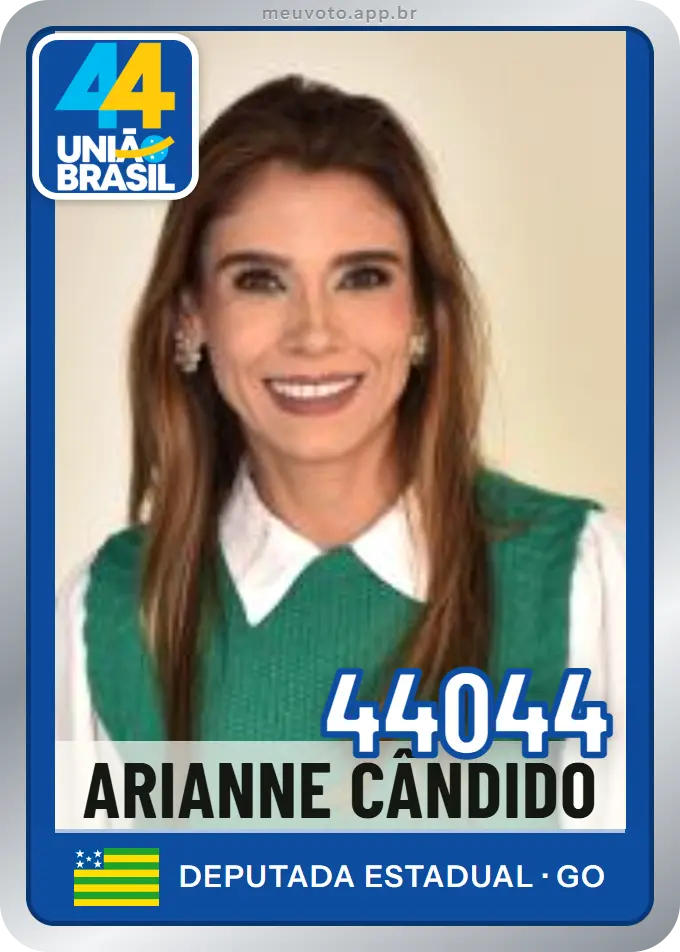 Carta de Arianne Cândido, número 44044, União