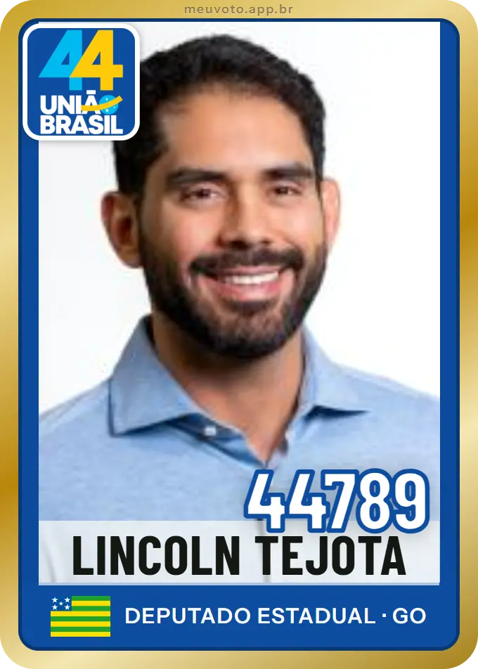 Carta de Lincoln Tejota, número 44789, União