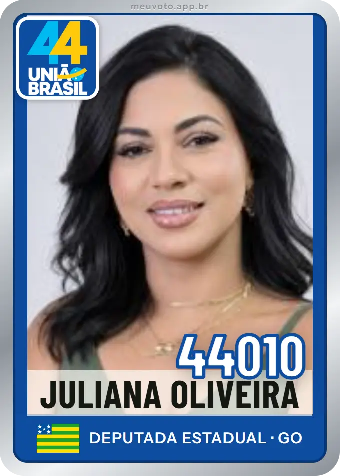 Carta de Juliana Oliveira, número 44010, União