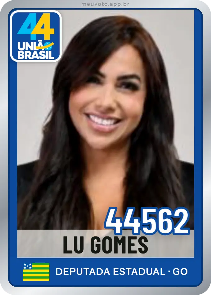 Carta de Lu Gomes, número 44562, União