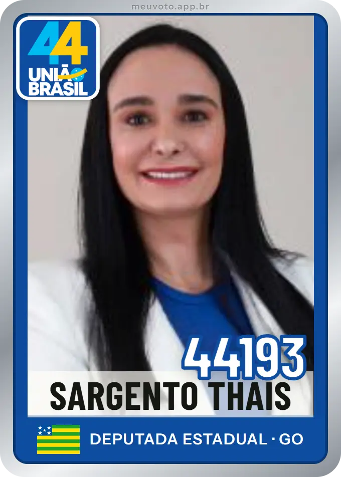 Carta de Sargento Thais, número 44193, União