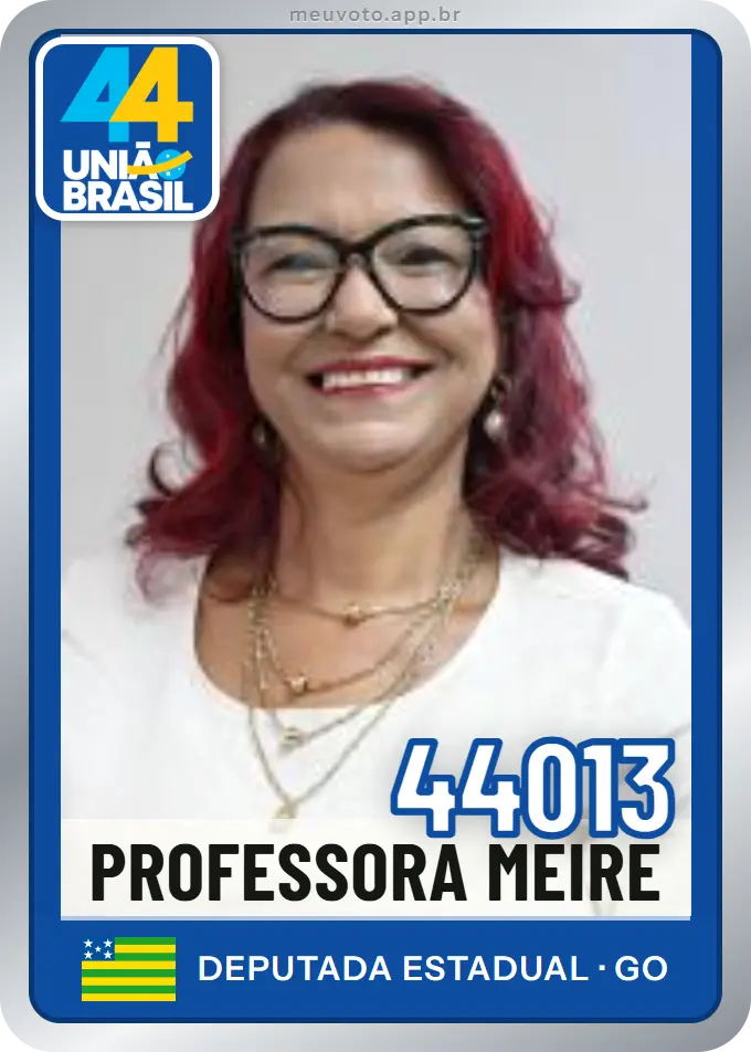 Carta de Professora Meire, número 44013, União