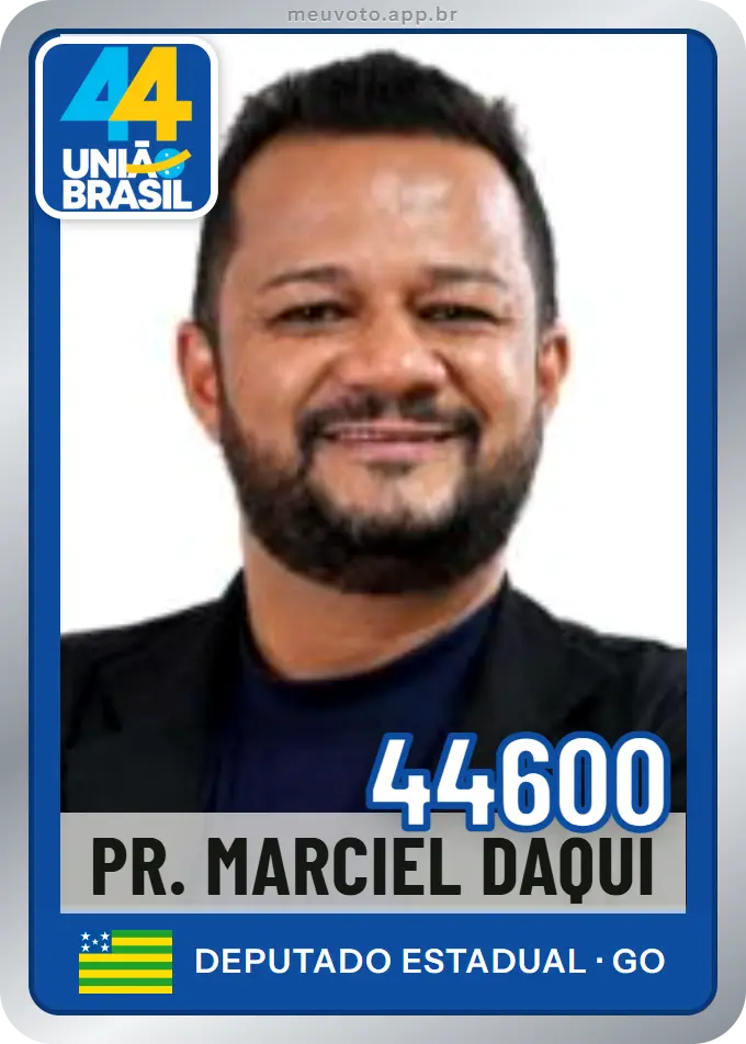 Carta de Pr. Marciel Daqui, número 44600, União