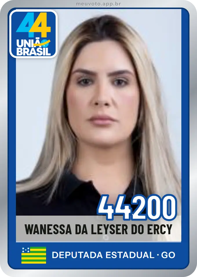 Carta de Wanessa da Leyser do Ercy, número 44200, União