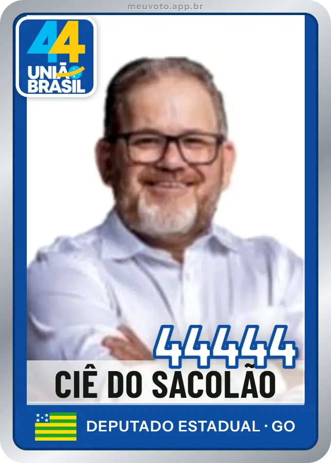 Carta de Ciê do Sacolão, número 44444, União