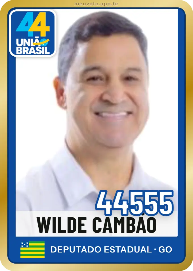 Carta de Wilde Cambão, número 44555, União