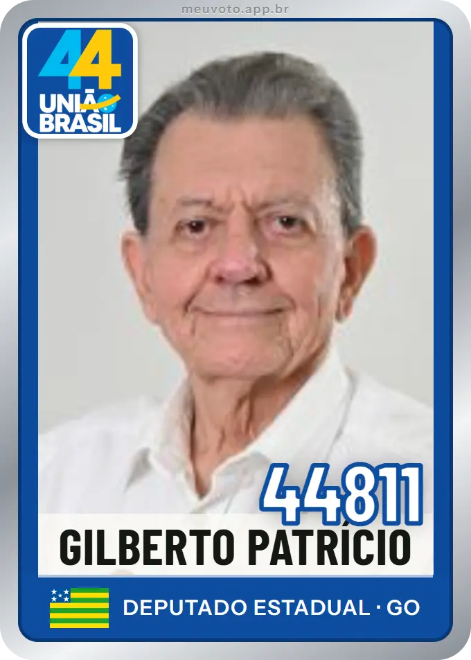 Carta de Gilberto Patrício, número 44811, União