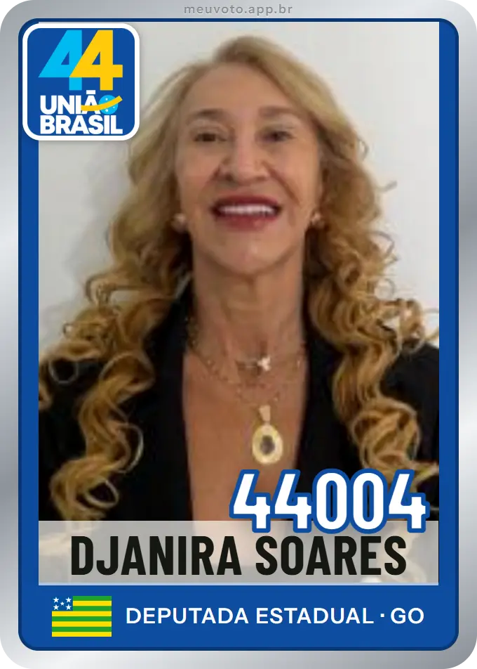 Carta de Djanira Soares, número 44004, União