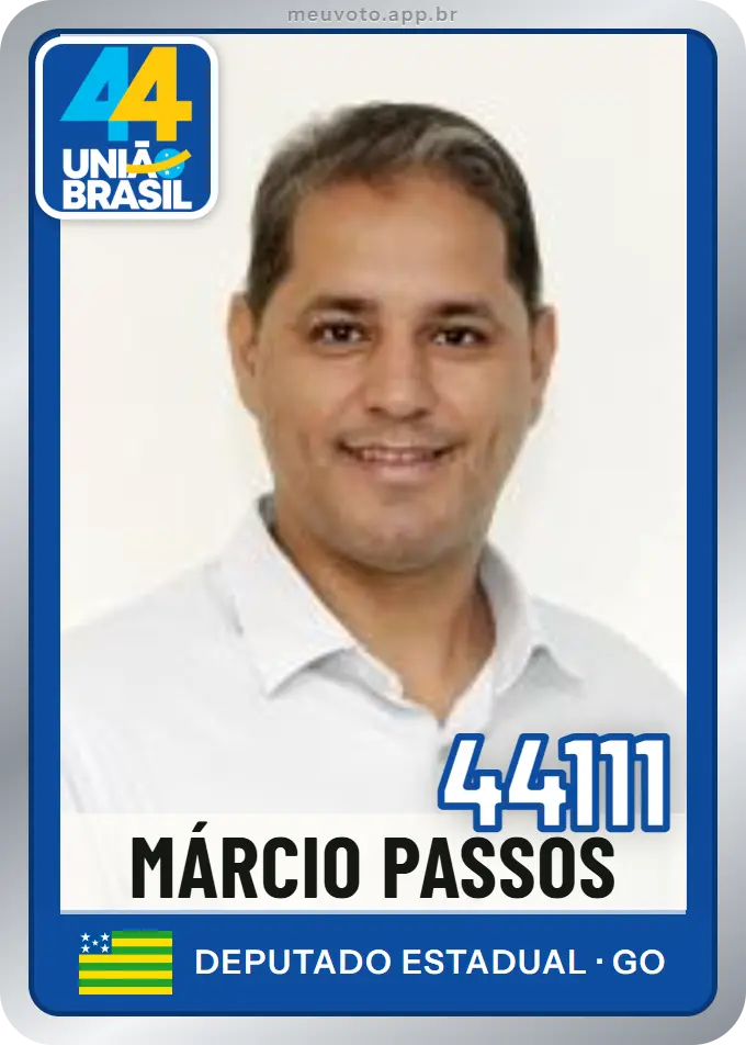 Carta de Márcio Passos, número 44111, União