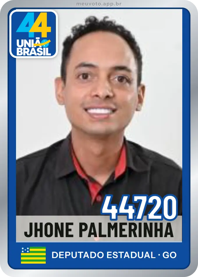 Carta de Jhone Palmerinha, número 44720, União