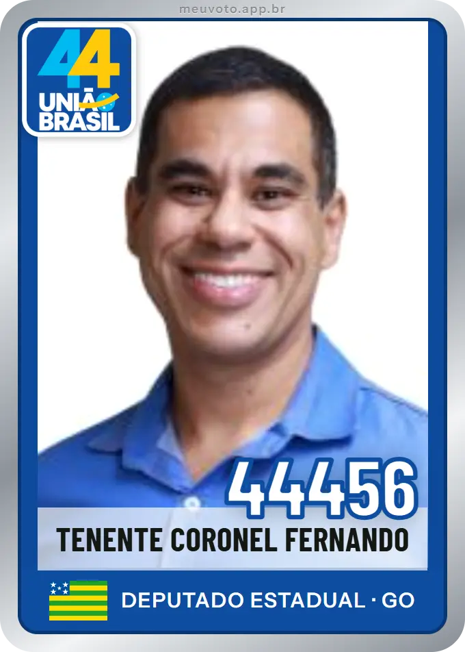 Carta de Tenente Coronel Fernando, número 44456, União