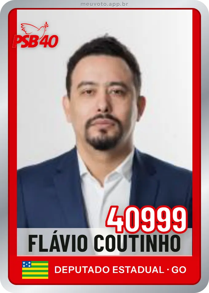 Carta de Flávio Coutinho, número 40999, PSB