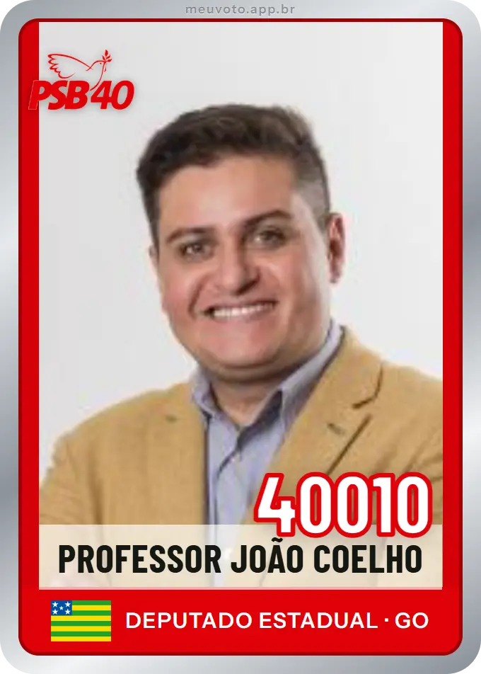 Carta de Professor João Coelho, número 40010, PSB