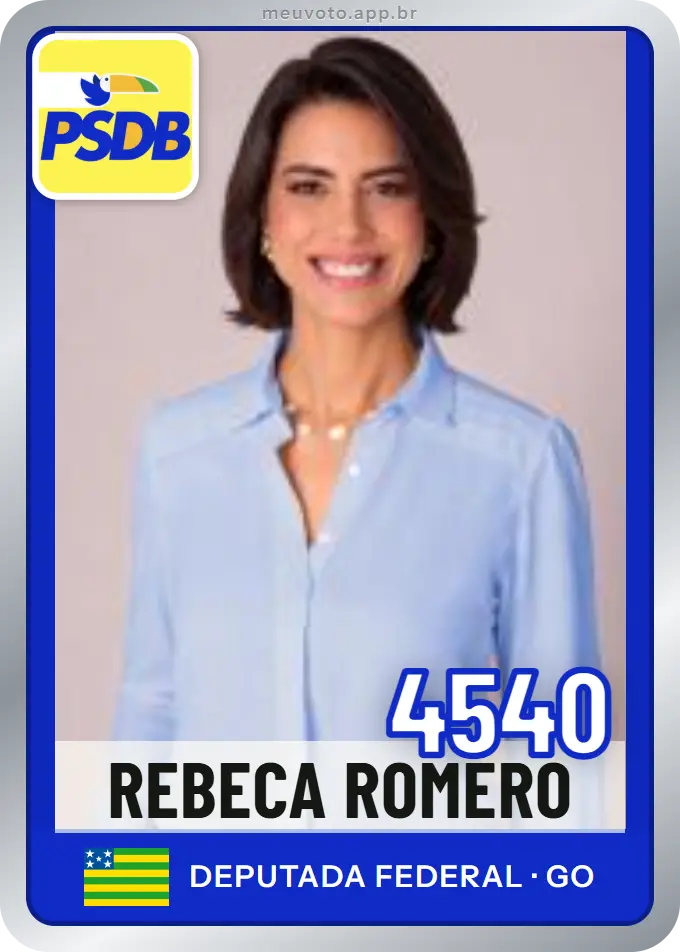 Carta de Rebeca Romero, número 4540, PSDB