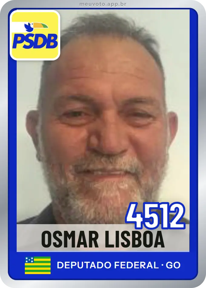 Carta de Osmar Lisboa, número 4512, PSDB