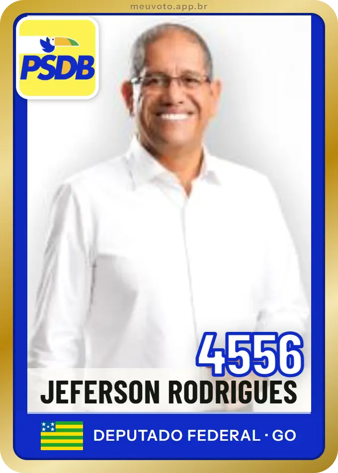 Carta de Jeferson Rodrigues, número 4556, PSDB