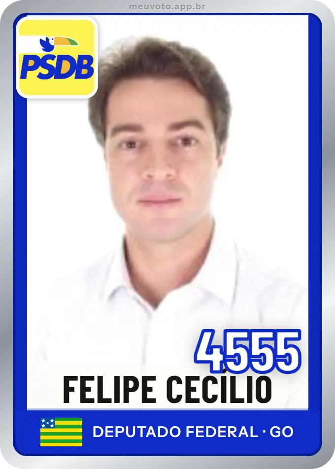 Carta de Felipe Cecílio, número 4555, PSDB