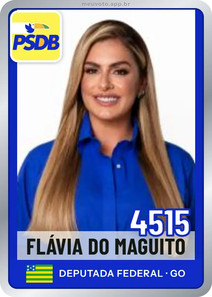 Carta de Flávia do Maguito, número 4515, PSDB