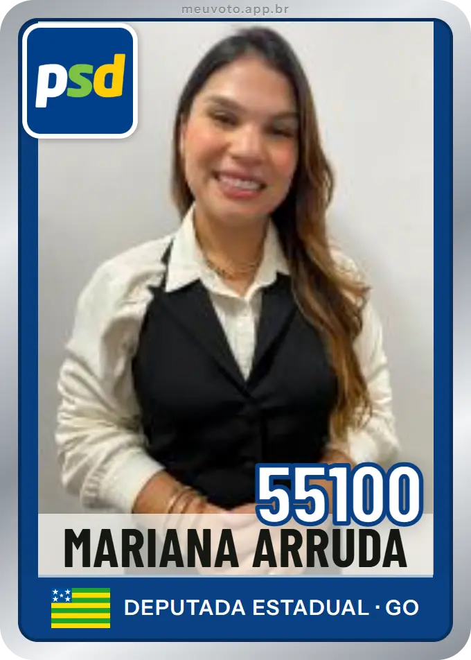 Carta de Mariana Arruda, número 55100, PSD