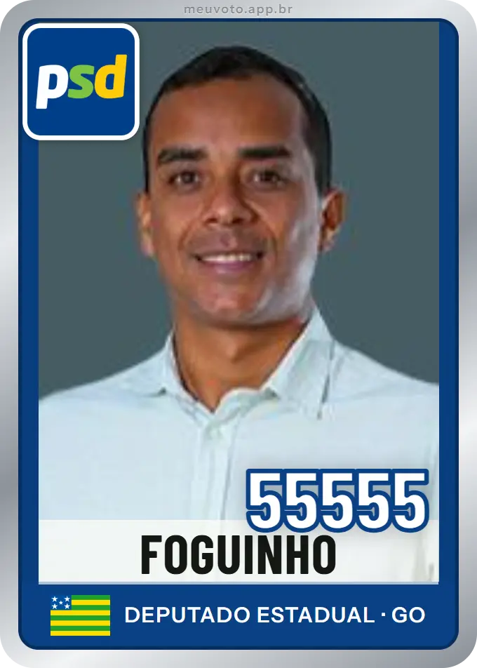 Carta de Foguinho, número 55555, PSD