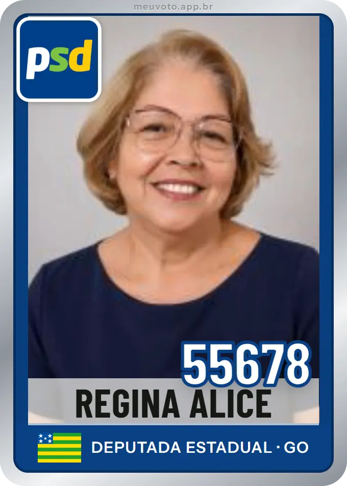 Carta de Regina Alice, número 55678, PSD