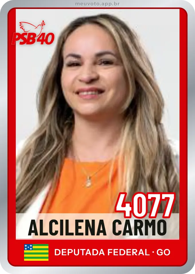 Carta de Alcilena Carmo, número 4077, PSB