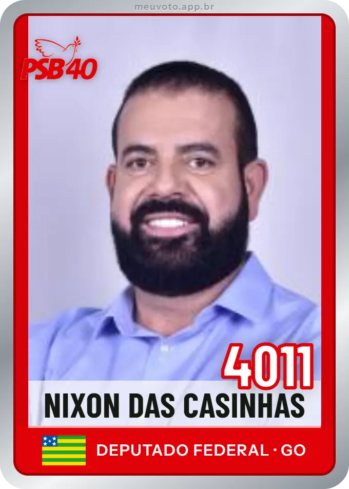 Carta de Nixon das Casinhas, número 4011, PSB