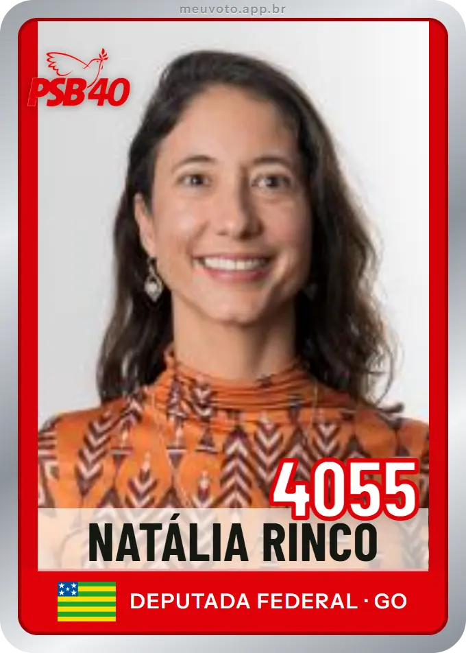 Carta de Natália Rinco, número 4055, PSB