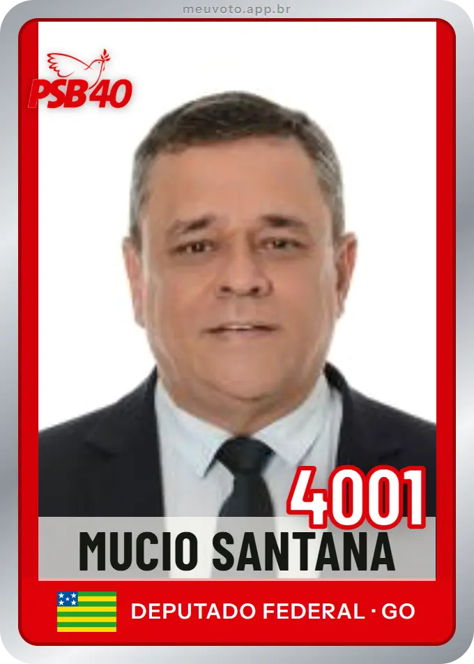 Carta de Mucio Santana, número 4001, PSB