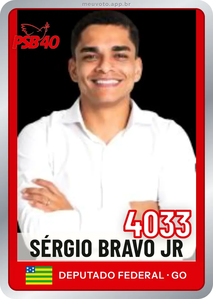 Carta de Sérgio Bravo Jr, número 4033, PSB