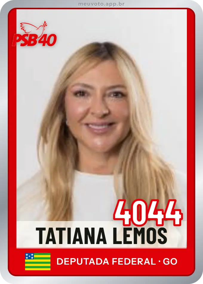 Carta de Tatiana Lemos, número 4044, PSB