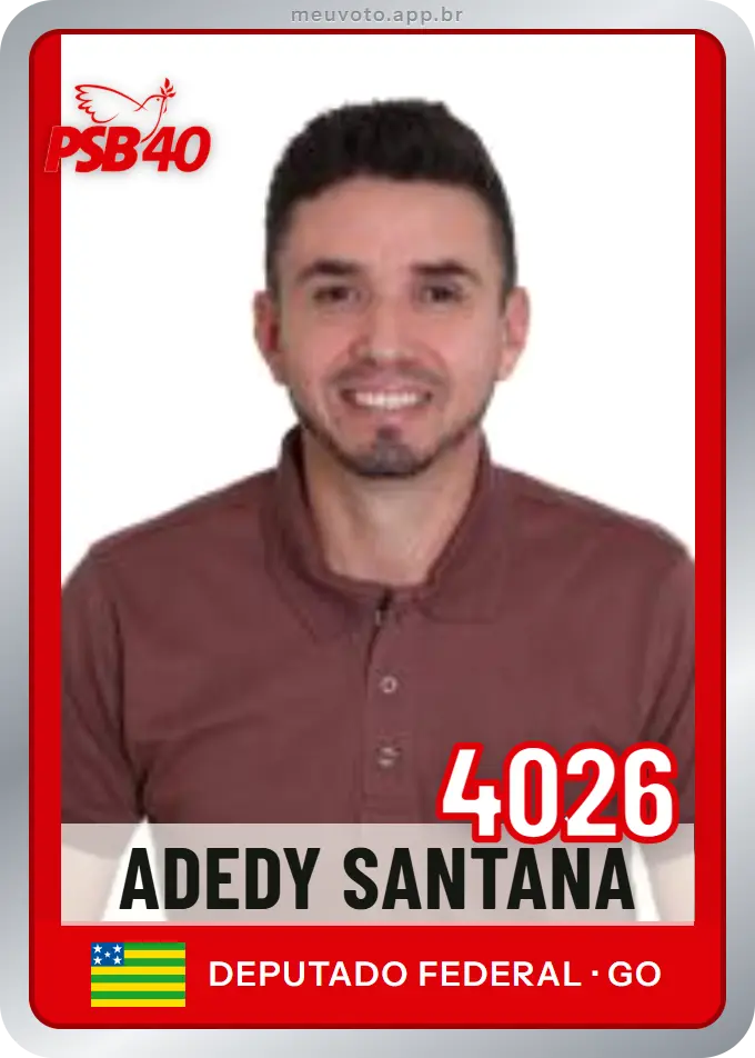 Carta de Adedy Santana, número 4026, PSB