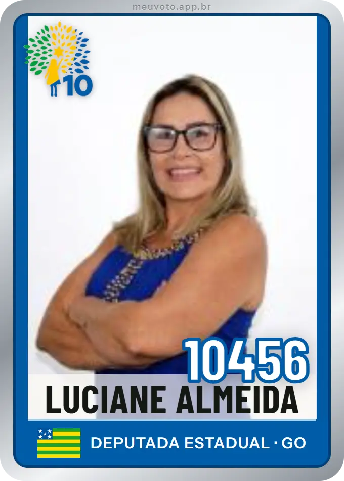 Carta de Luciane Almeida, número 10456, Republicanos