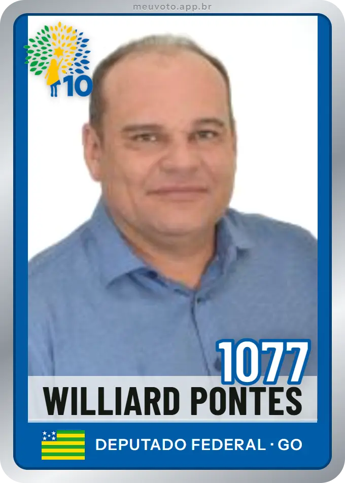 Carta de Williard Pontes, número 1077, Republicanos