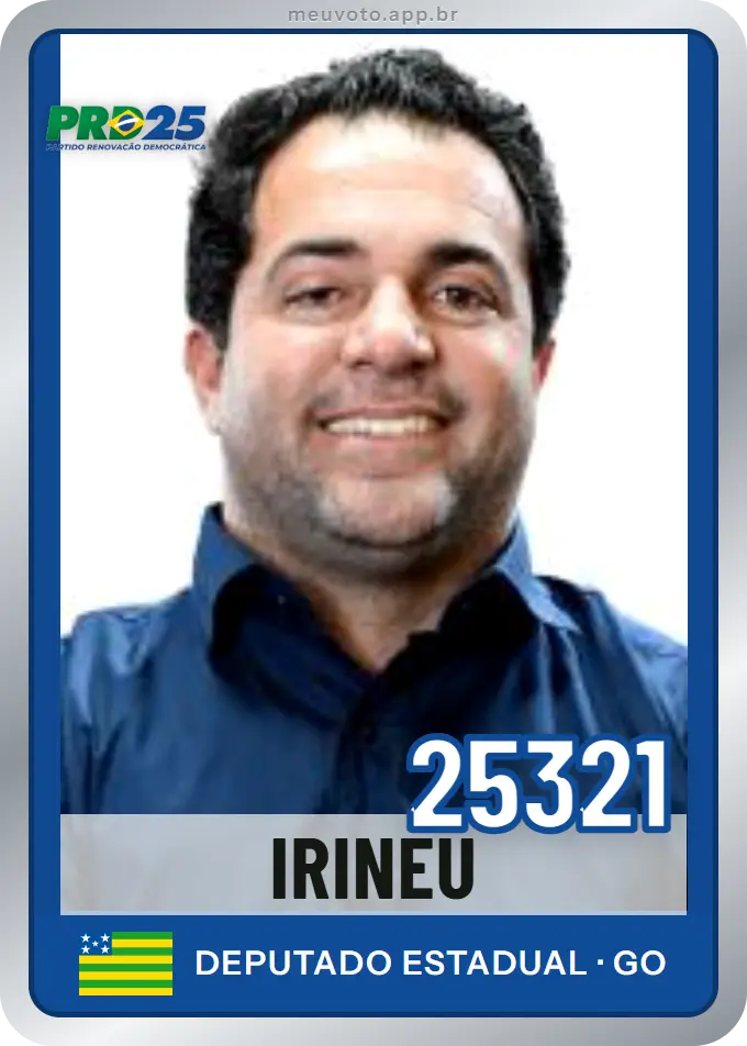 Carta de Irineu, número 25321, PRD