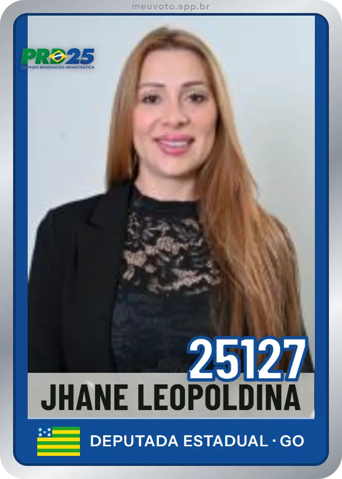 Carta de Jhane Leopoldina, número 25127, PRD