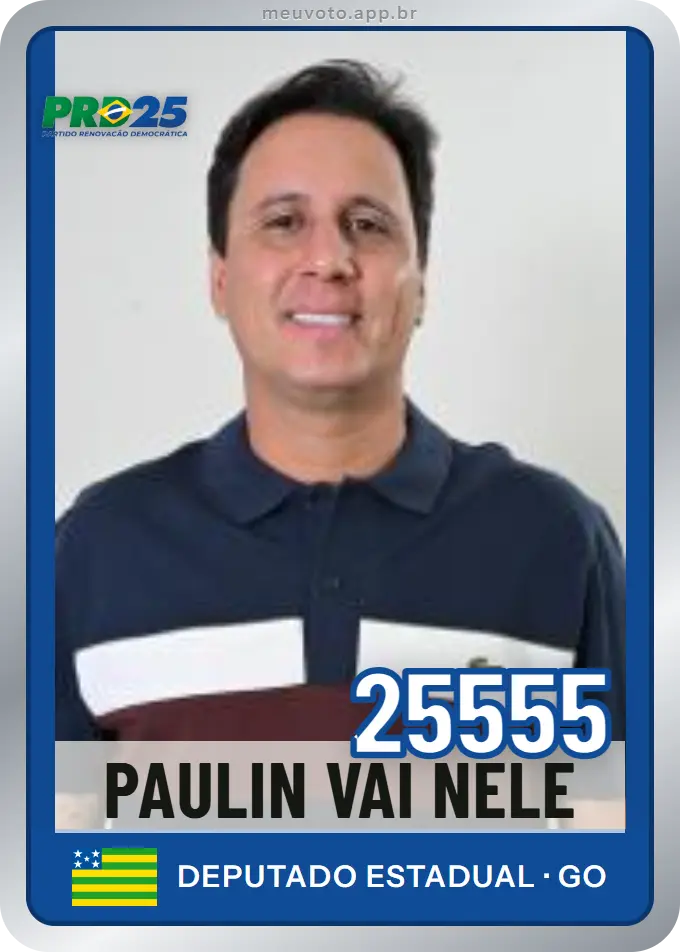 Carta de Paulin Vai Nele, número 25555, PRD